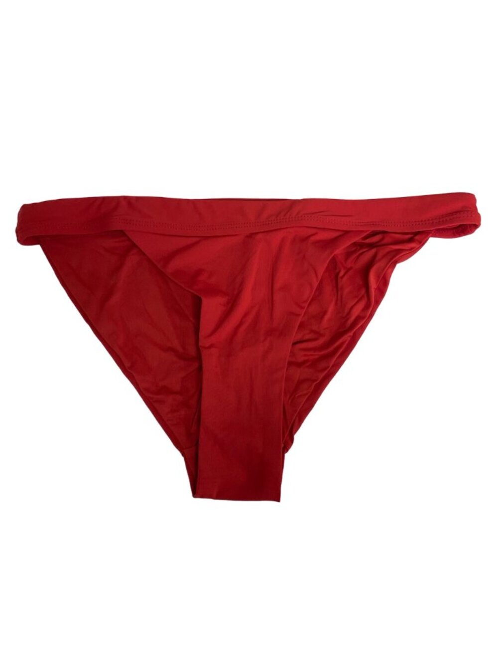 Andie Swim The Banded Cheeky Bikini Bottom‎ Red Sz XL